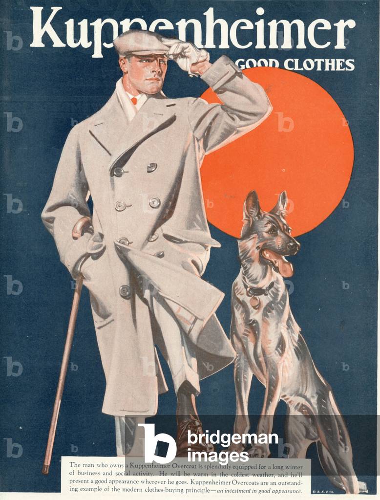 Kuppenheimer Magazine, advert, USA, 1920s