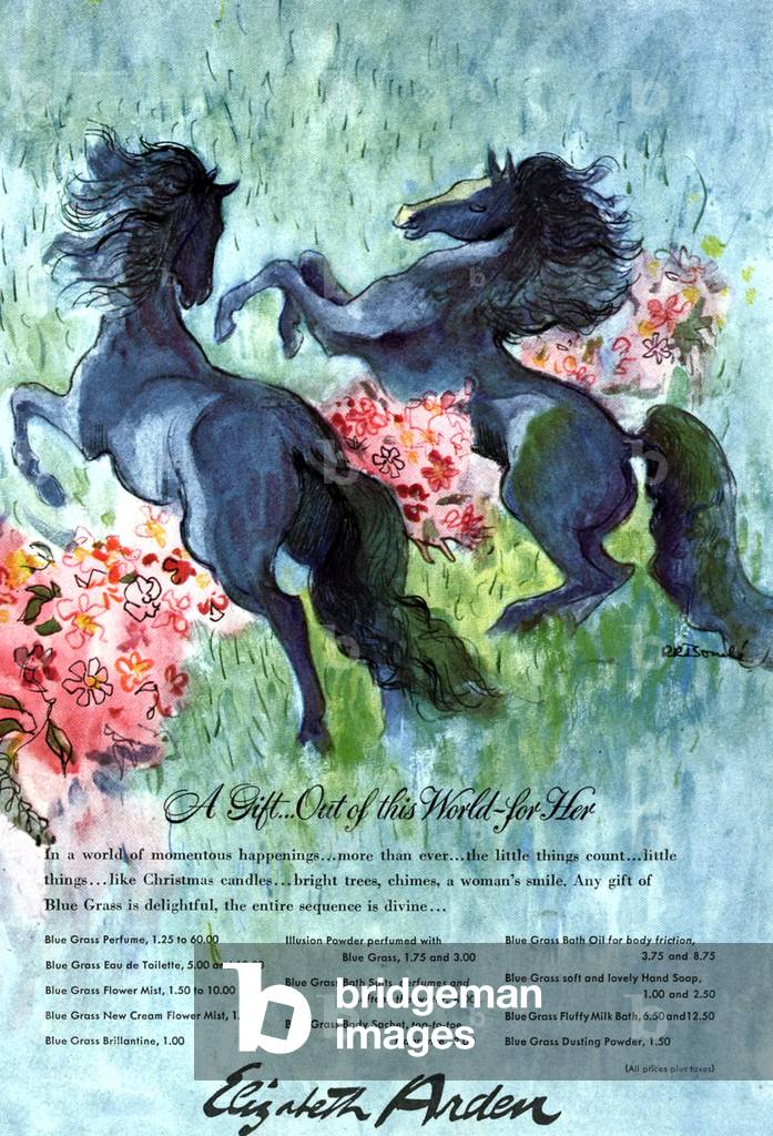 Elizabeth Arden Magazine, advert, UK, 1940s