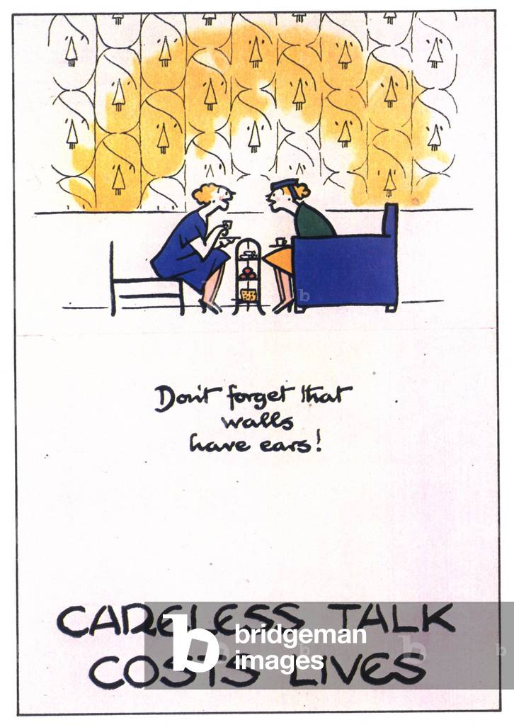 Careless Talk Costs Lives Poster, UK, 1940s