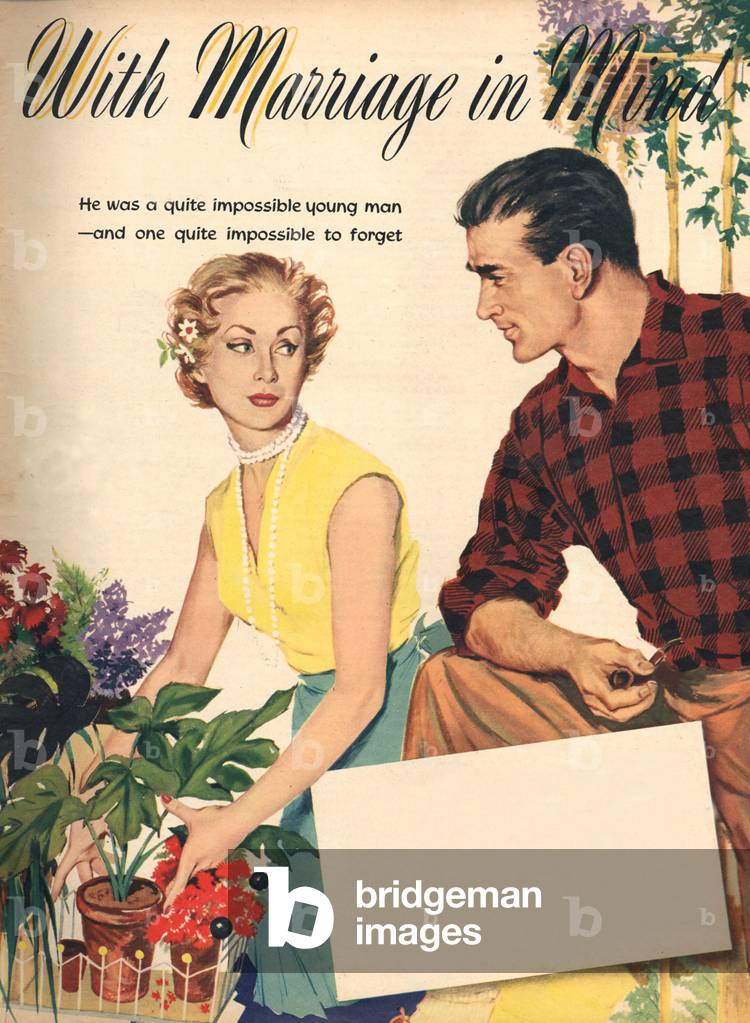 Romance, Magazine Plate, UK, 1950s