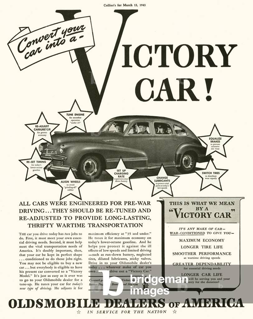 Oldsmobile, 1940s (print)