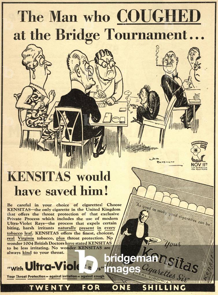 Kensitas Magazine, advert, UK, 1930s