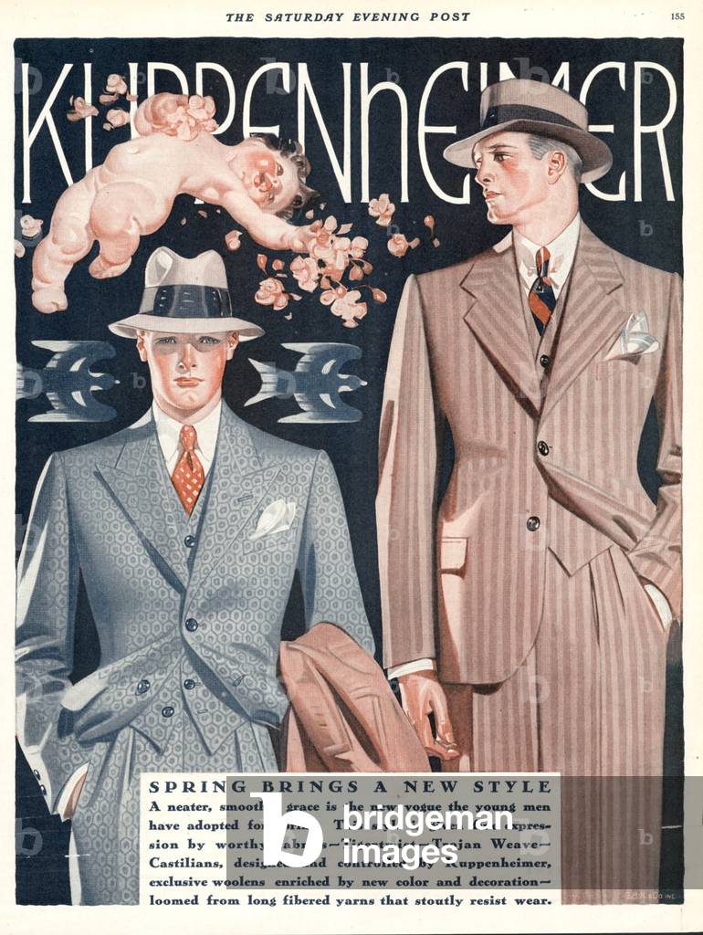 Kuppenheimer Magazine, advert, USA, 1920s