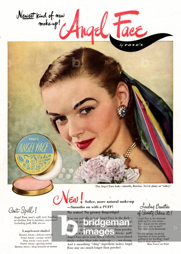 Pond's Magazine, advert, USA, 1950s