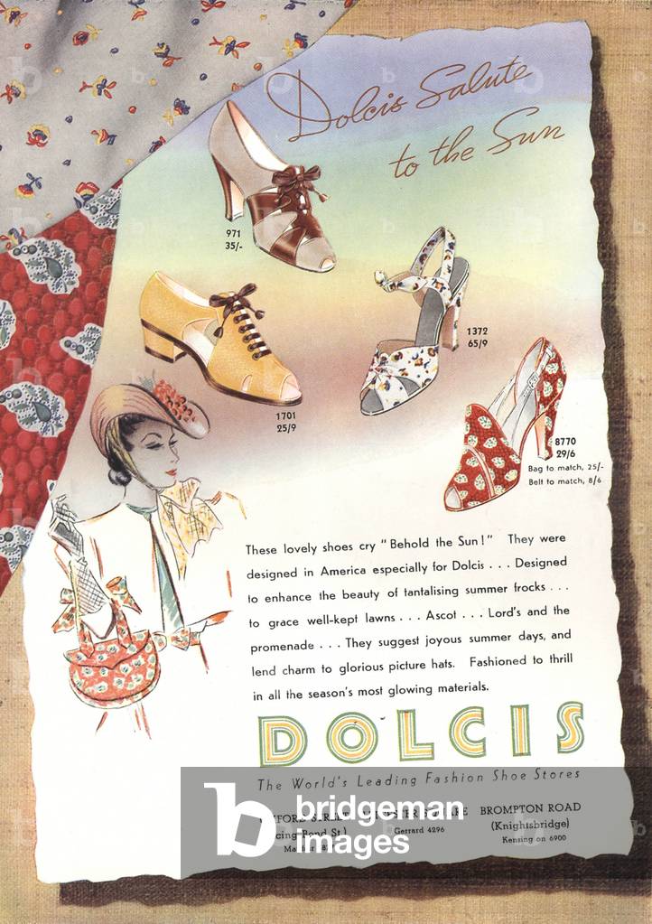 Dolcis Magazine, advert, UK, 1930s