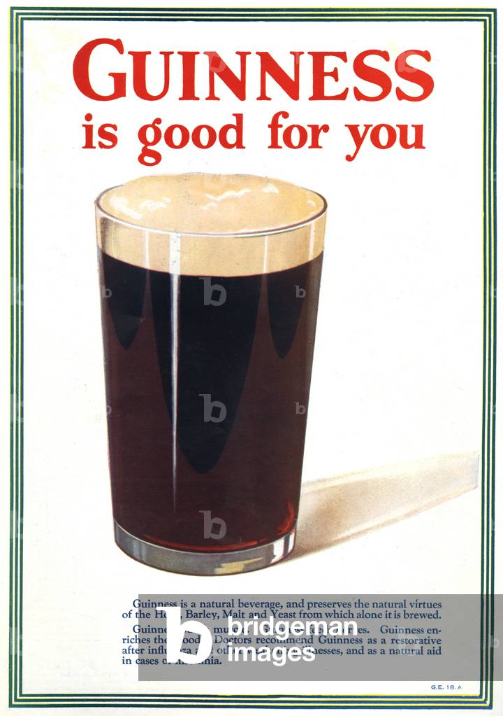 Guinness Magazine, advert, UK, 1920s