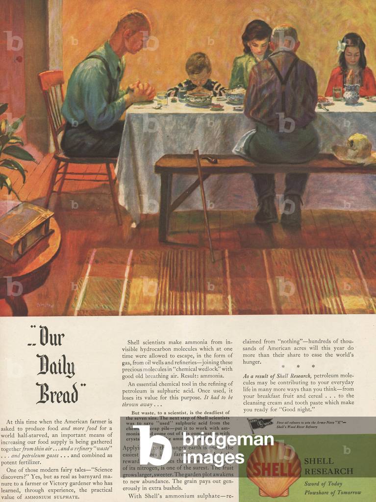 Shell Magazine, advert, USA, 1940s