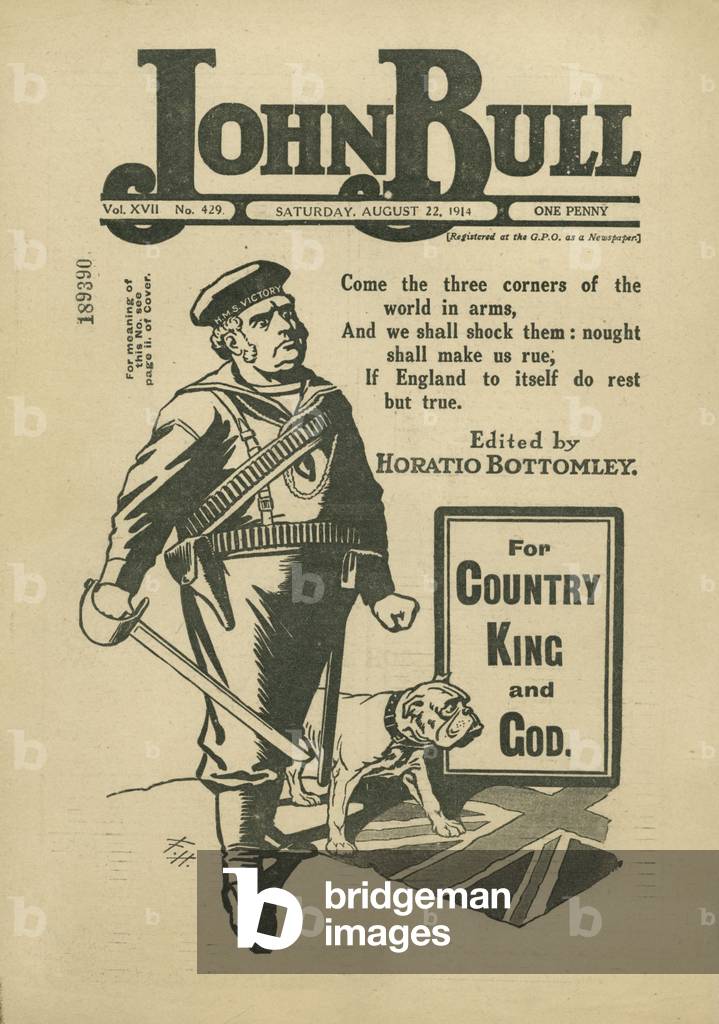 John Bull Magazine Cover, UK, 1910s