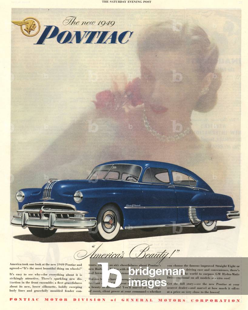 Pontiac Magazine Advert, USA, 1940s