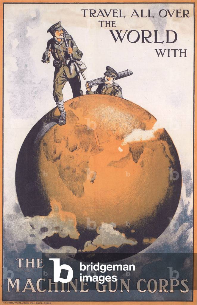 Machine Gun Corps, poster, UK, 1910s