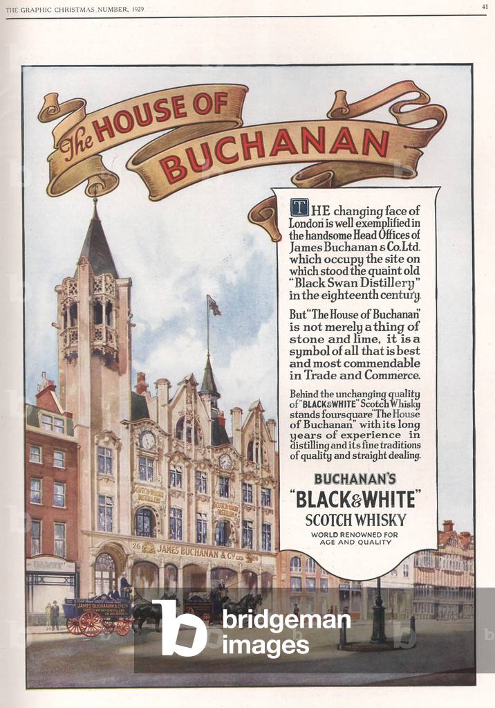 Buchanan's Magazine, advert, UK, 1920s