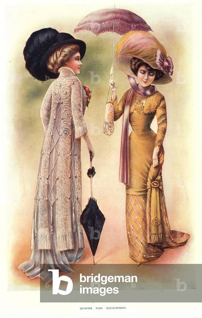 Gowns for Goodwood Magazine Plate, UK, 1900s