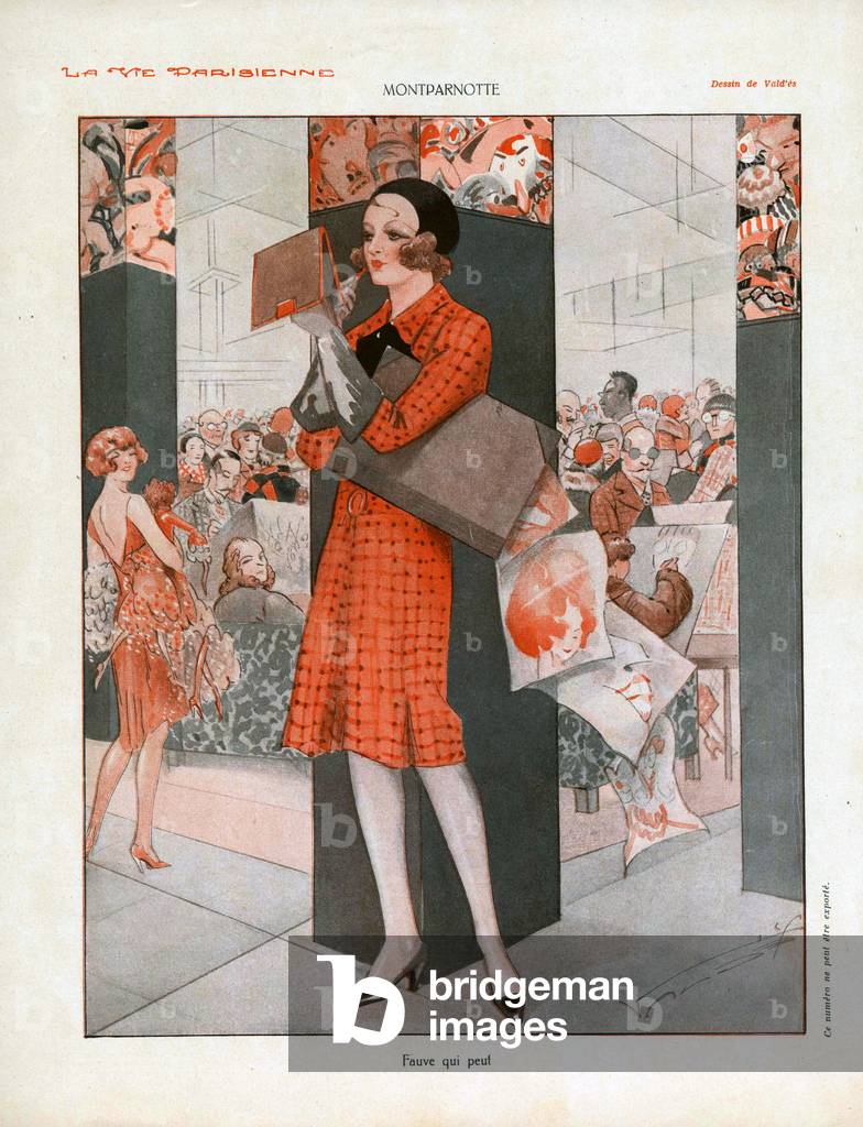 La Vie Parisienne, Magazine Plate, France, 1930s (print)