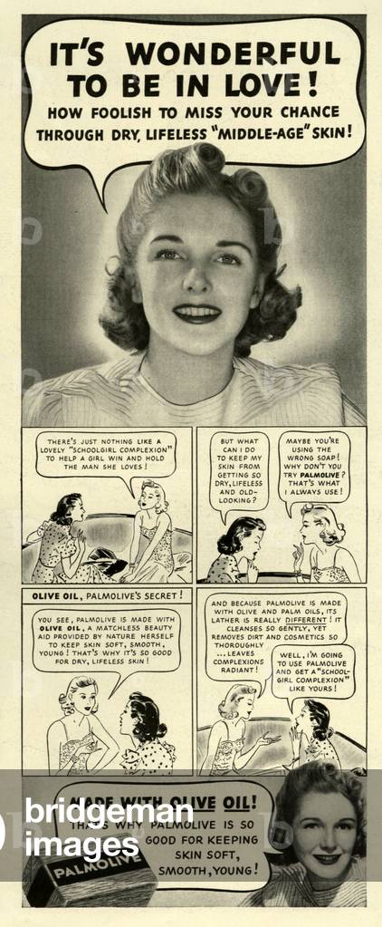 Palmolive Magazine Advert, UK, 1940s