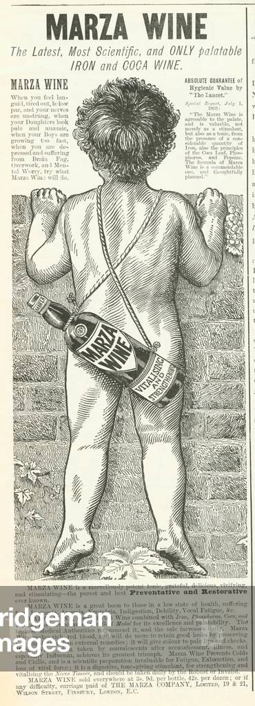 Marza Wine Magazine, advert, UK, 1900s