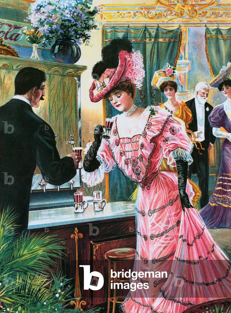 Coca-Cola Magazine Advert (detail), USA, 1900s