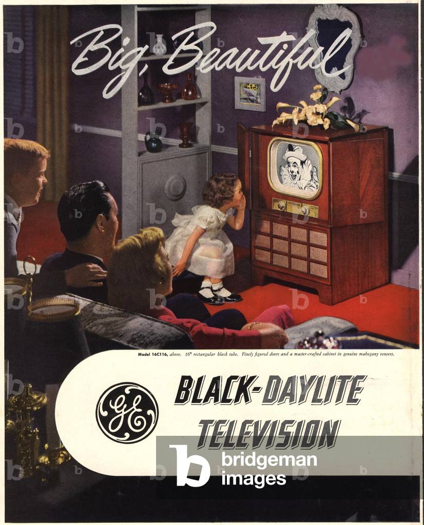 Black Daylite TV, 1950s (print)