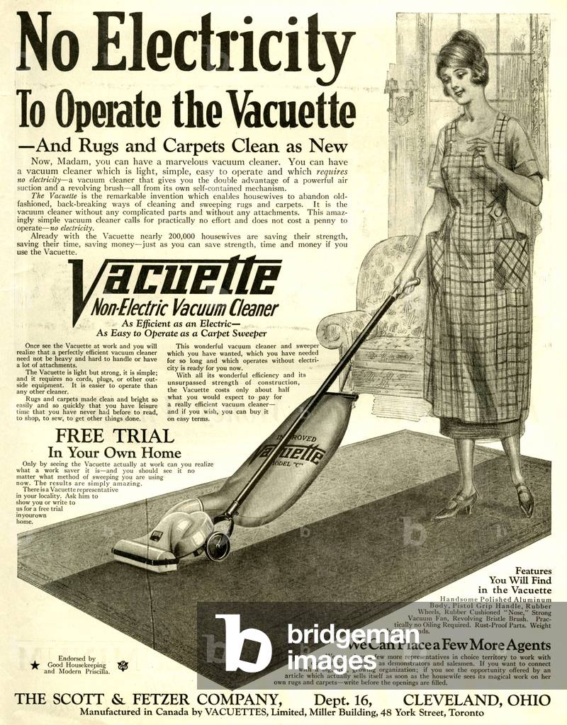 Vacuette Magazine Advert, USA, 1920s