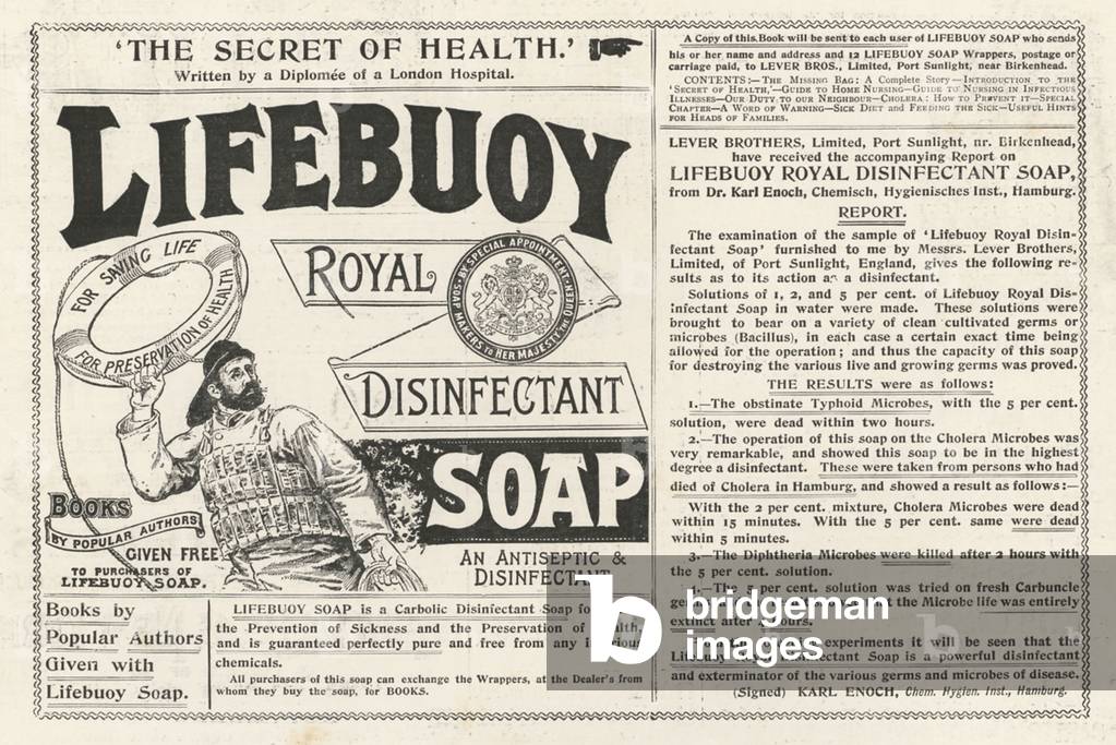 Lifebuoy Magazine, advert, UK, 1900s