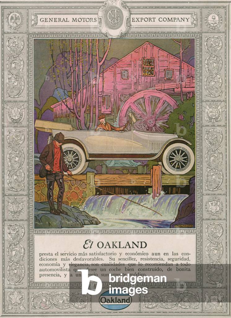 Oakland Magazine, advert, USA, 1920s