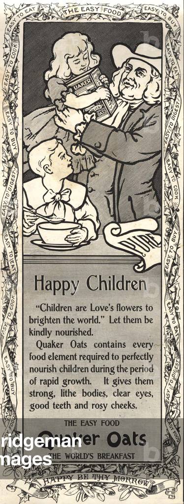 Quaker Oats, US, 1910s (print)