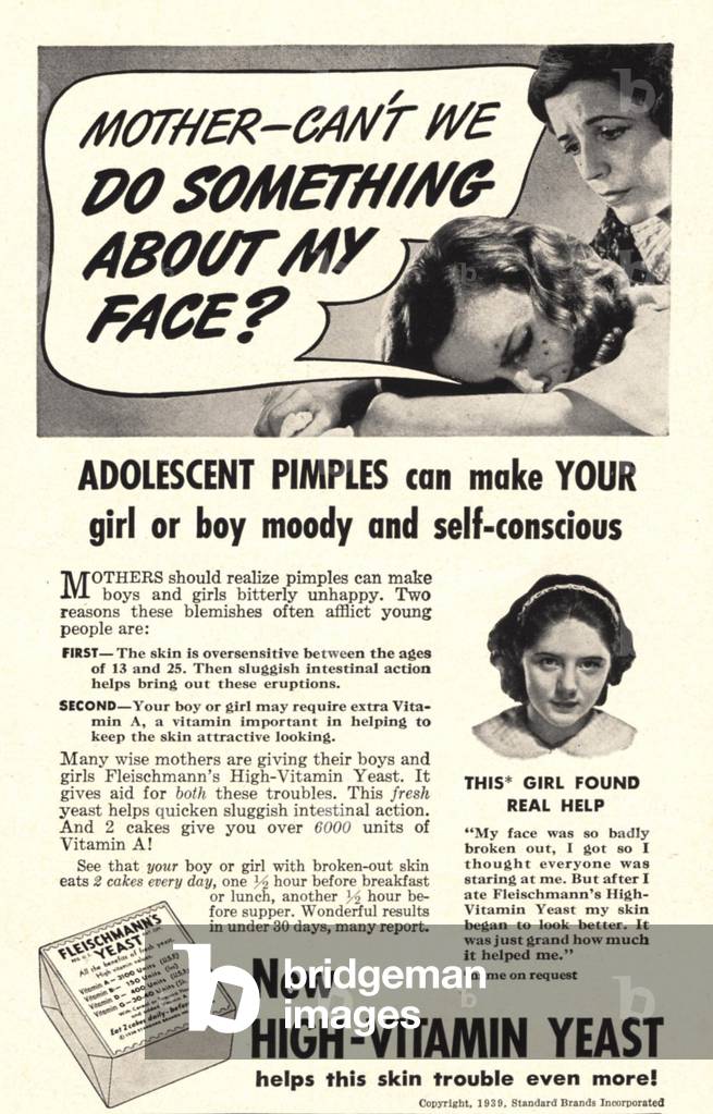 Spot Prevention Fleischmann's Magazine, advert, USA, 1930s