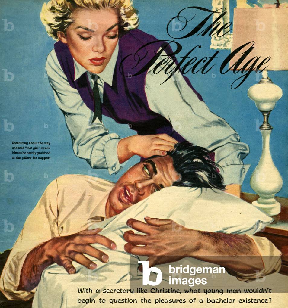 Romance Magazine Plate, UK, 1950s