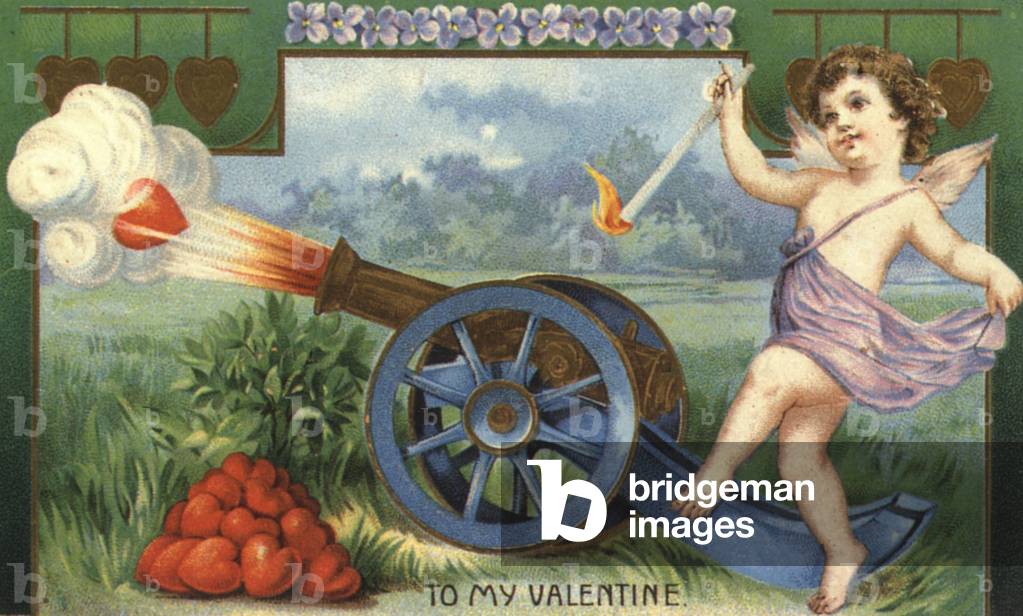 Valentines Day Greetings Card, UK, 1900s