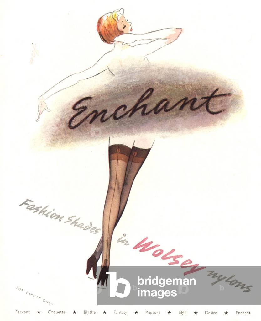 wolsey hosiery, 1950s (print)