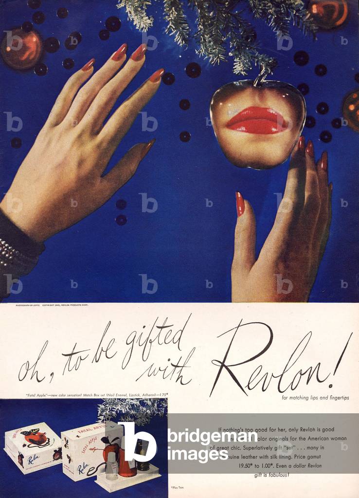 Revlon Magazine Advert, USA, 1940s
