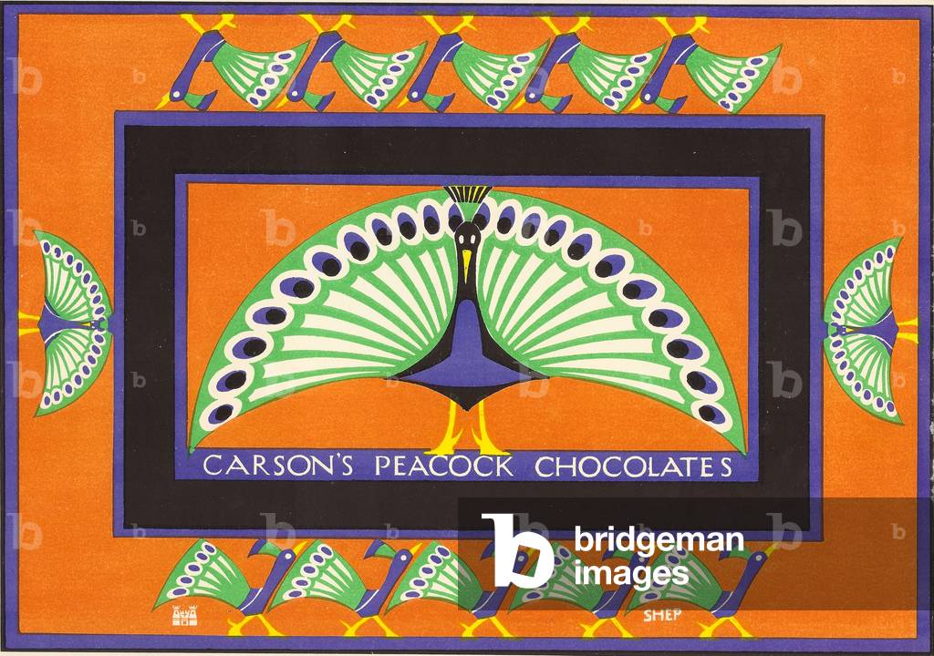 Carson's Peacocks Chocolates, 1920s
