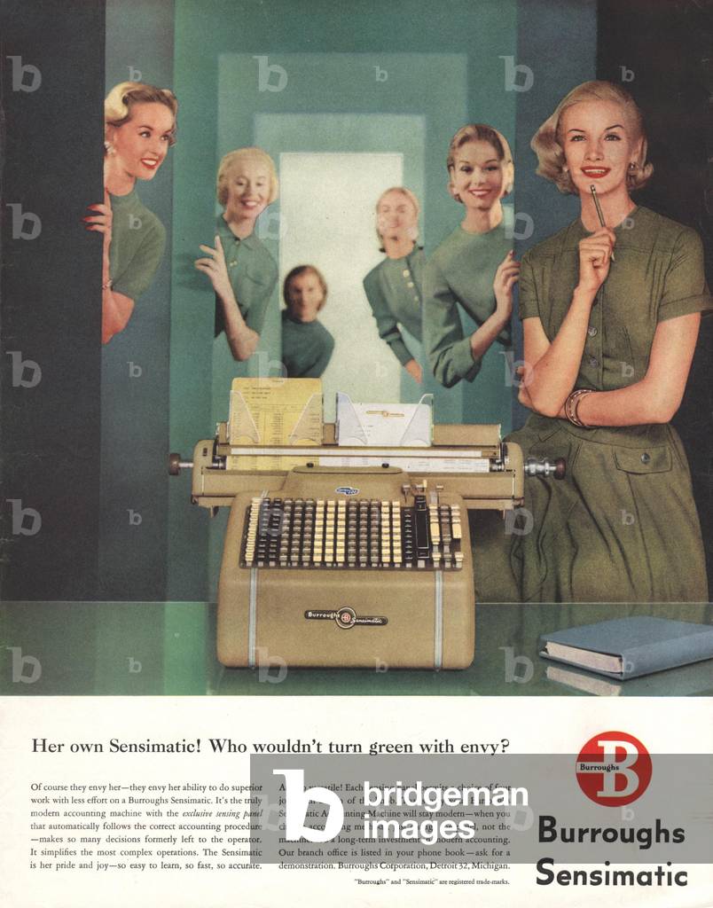 Burroughs Sensimatic, 1950s (print)
