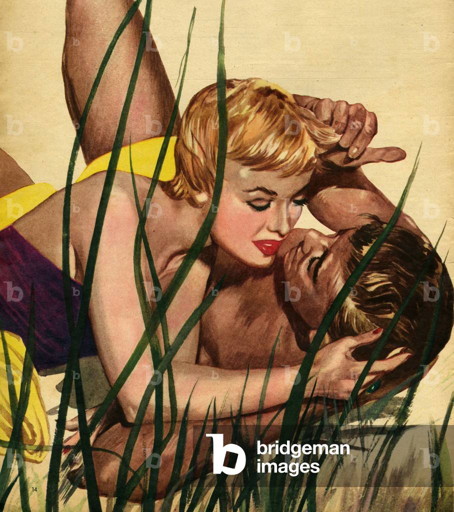 Woman Magazine Plate, UK, 1950s