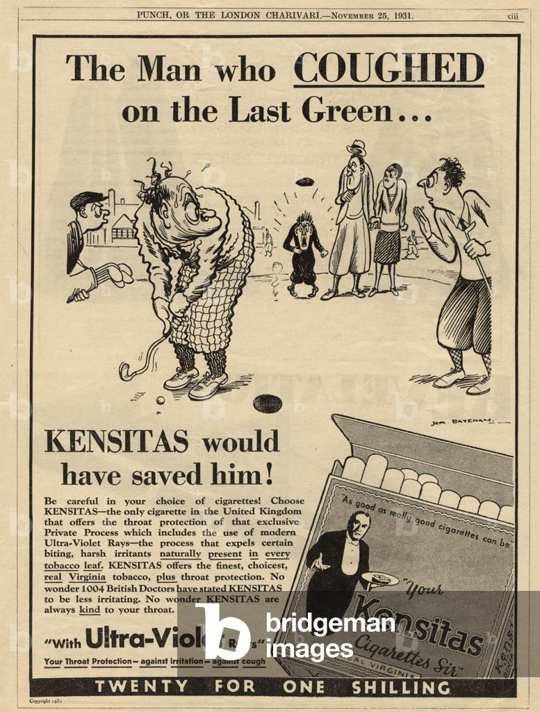 Kensitas Magazine, advert, UK, 1930s