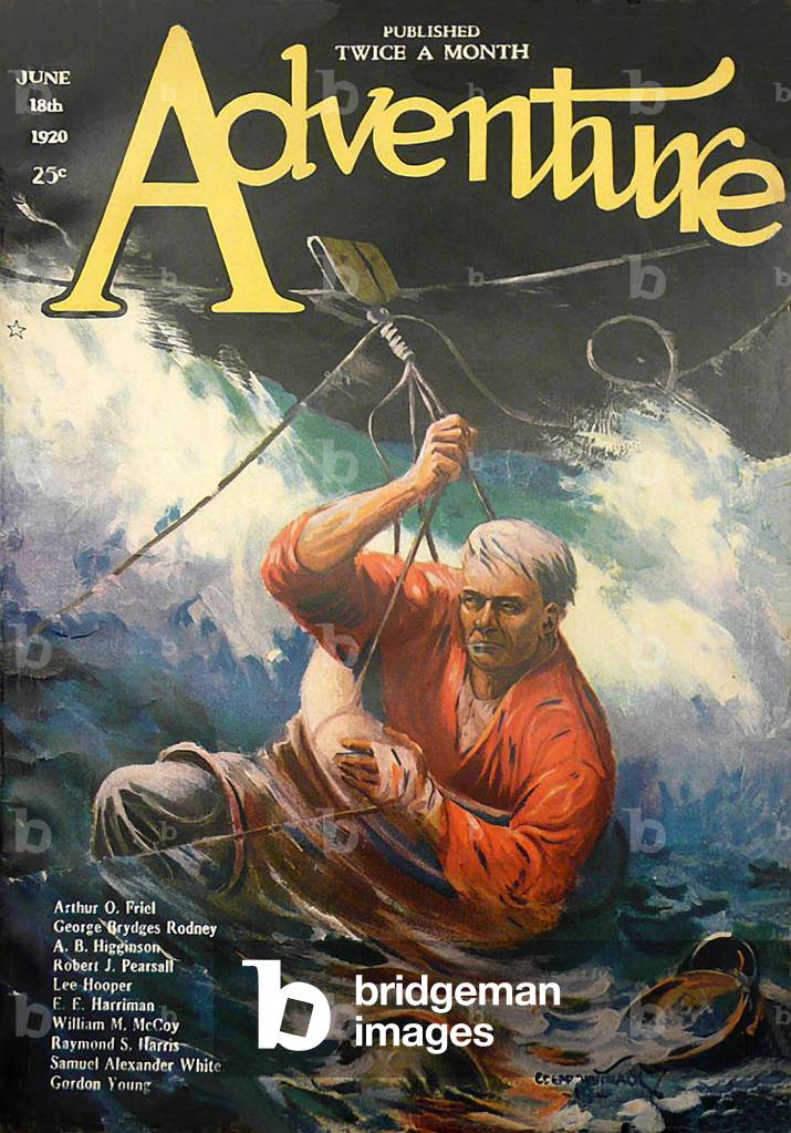 Adventure Magazine Cover, USA, 1920s