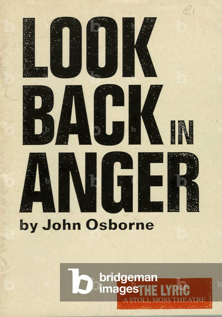 Look Back In Anger Poster, UK, 1950s