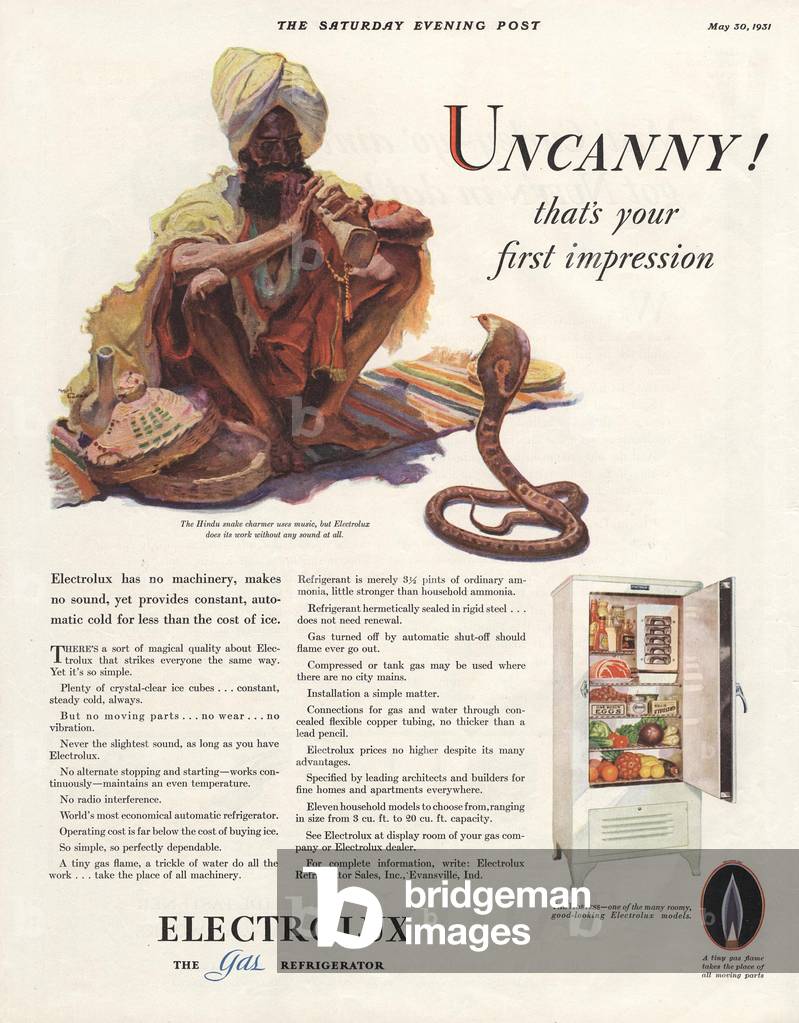 Electrolux Magazine, advert, USA, 1930s