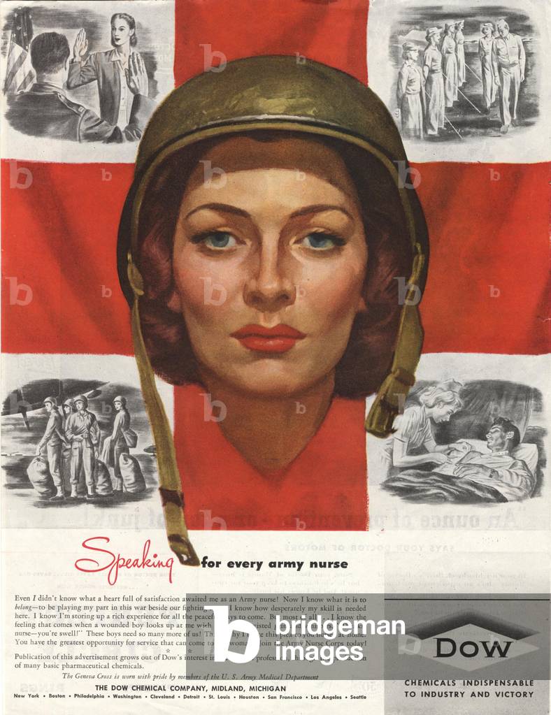Dow Magazine, advert, USA, 1940s