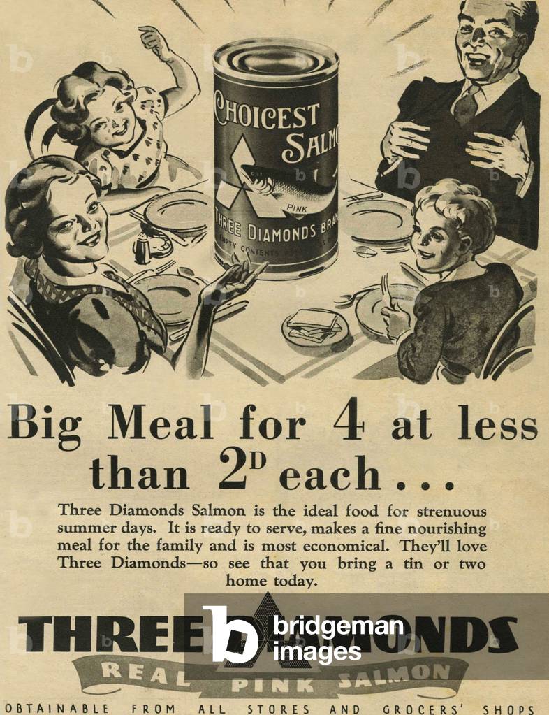 Three Diamonds Magazine, advert, UK, 1930s