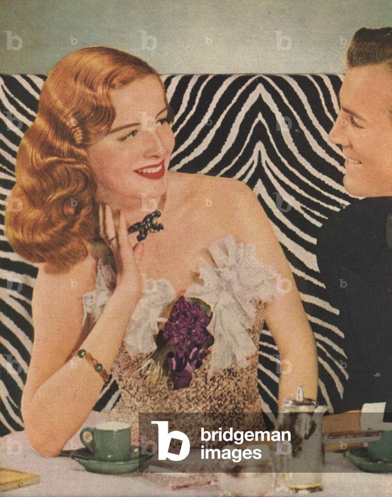 Lustre-Creme Magazine, advert (detail), USA, 1950s