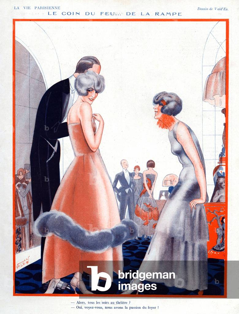 La Vie Parisienne Magazine Plate, France, 1920s (print)