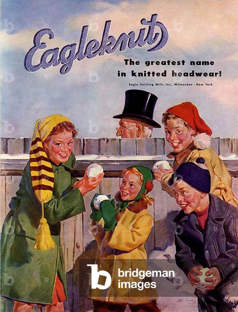 Eagleknit Magazine Advert, USA, 1950s
