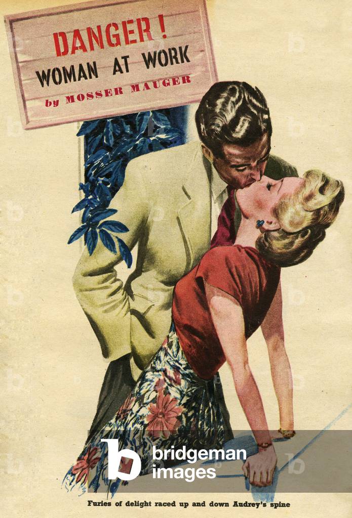 Romance Magazine Plate, UK, 1940s