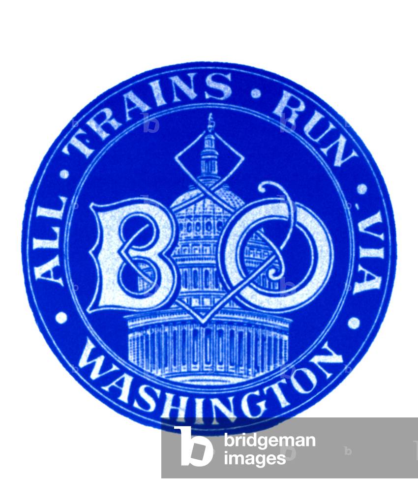 Baltimore and Ohio Railroad Logo, 1890s