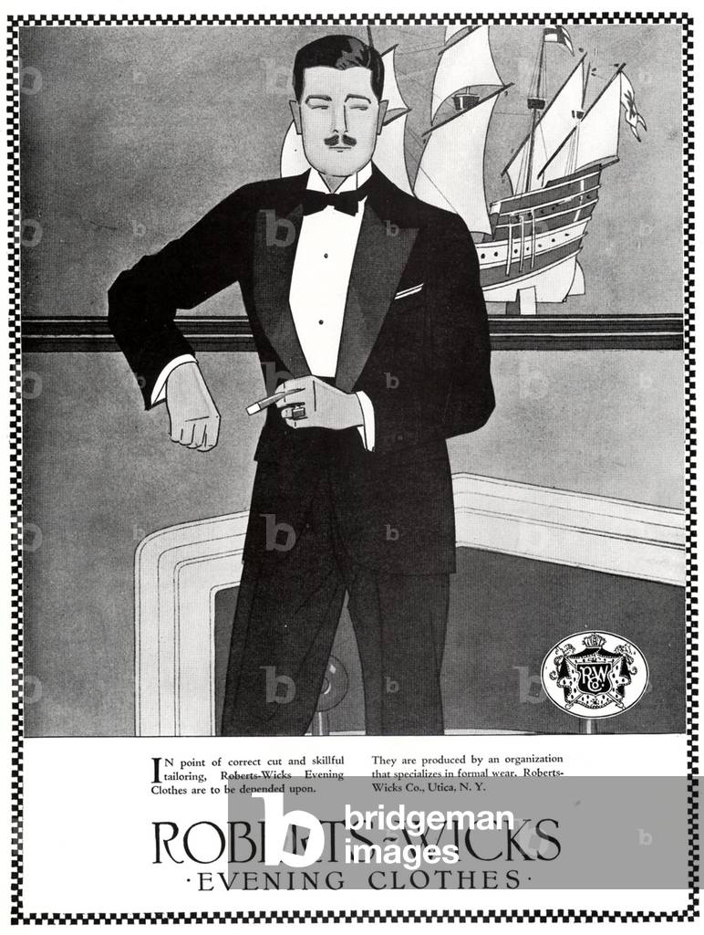 Robert Wicks Magazine, advert, USA, 1920s