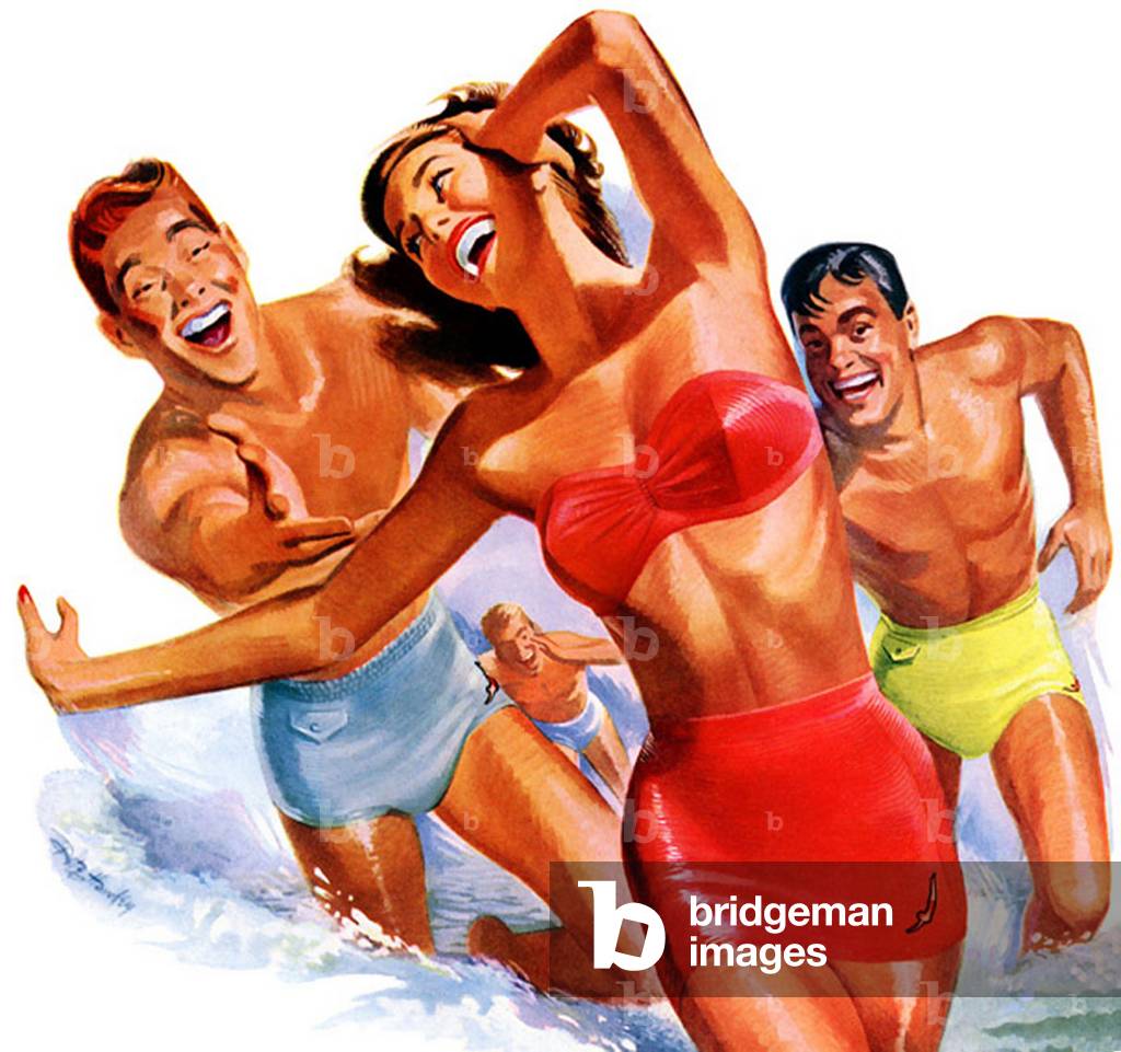 Jantzen Magazine Advert (detail), USA, 1940s