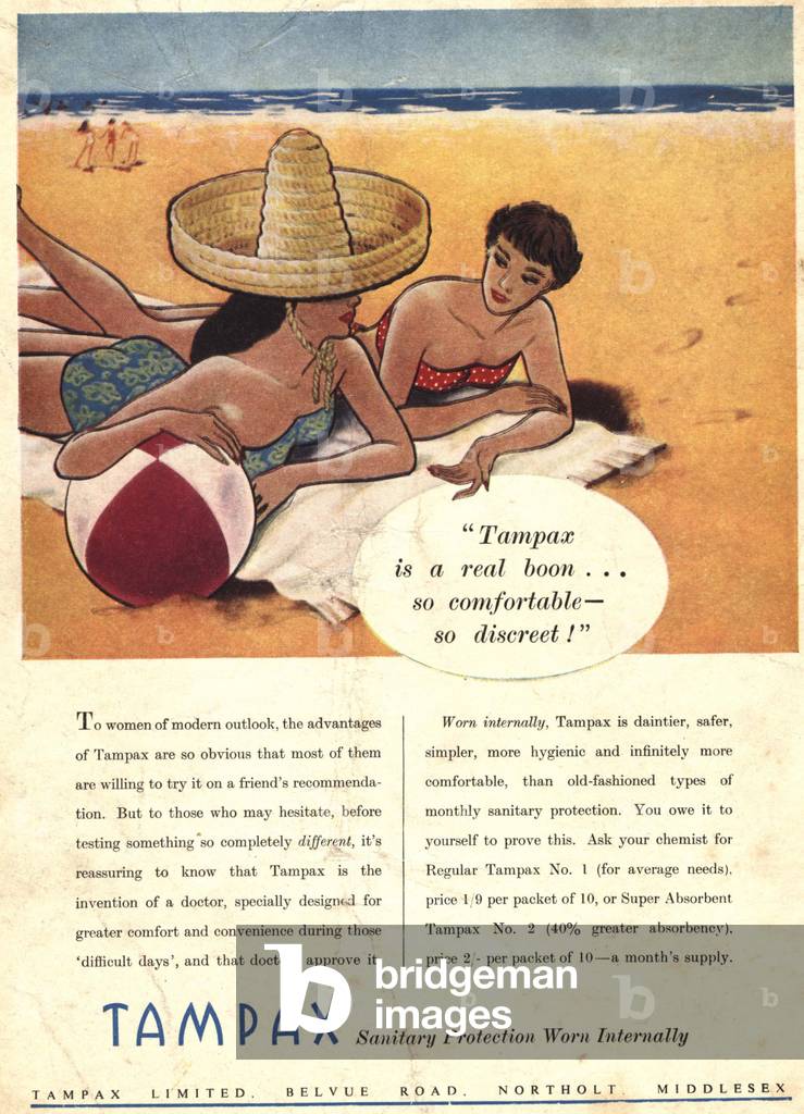 Tampax, 1940s (print)