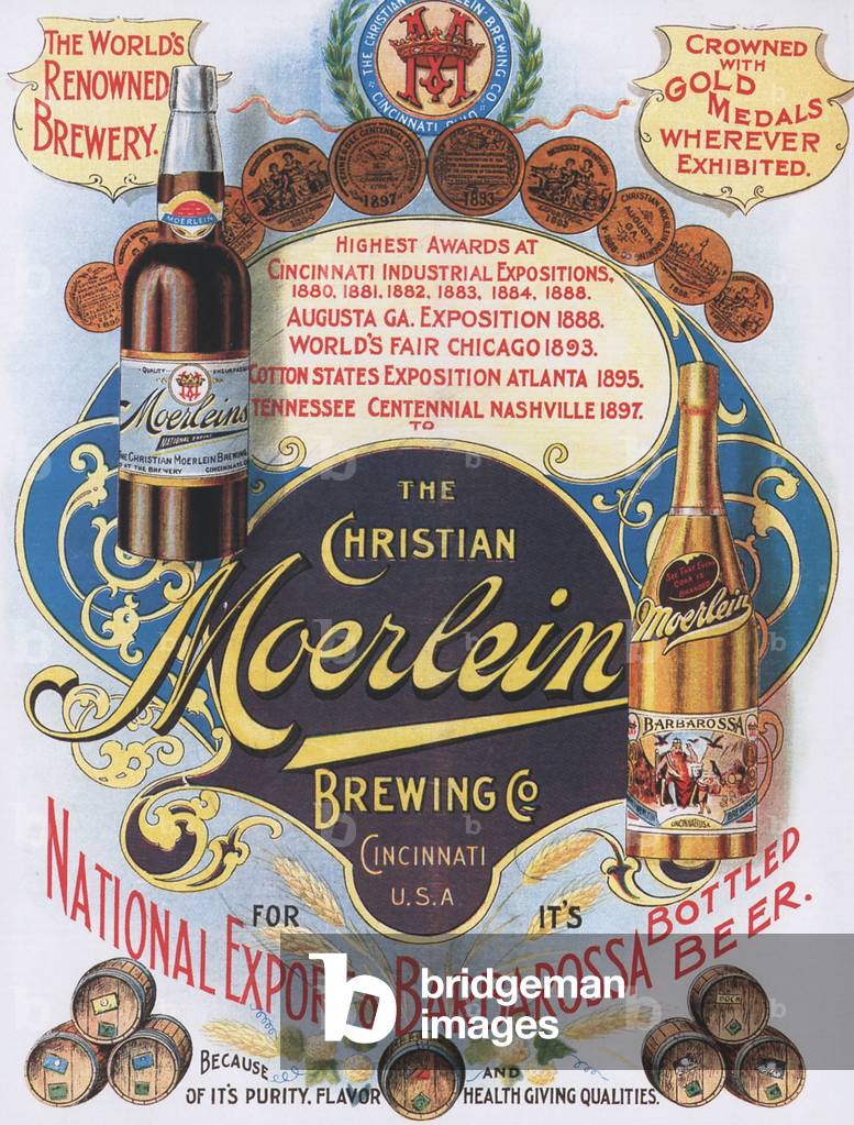 The Christian Moerlain Brewing Company Magazine, advert, USA, 1900s