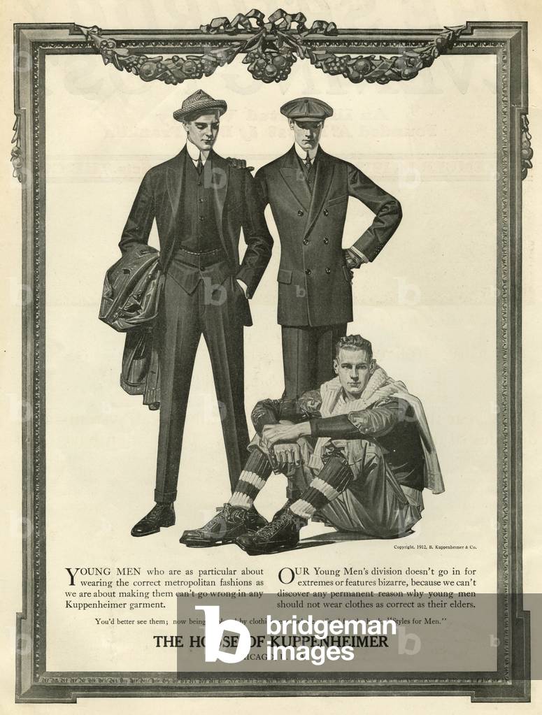 Kuppenheimer Magazine, advert, USA, 1910s