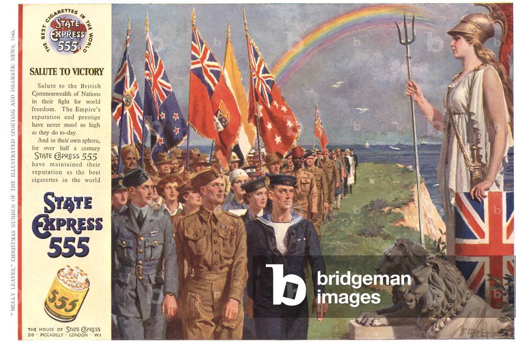 State Express 555 Magazine, advert, UK, 1940s